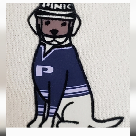 NWT PINK Cream Color Full Zip Hoodie XL - Picture 4 of 8